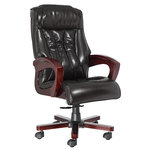 BN_ECHAIR-420MR/черное Кресло Руководителя EasyChair 420 MR (экокожа черная, палисандр) BN_ECHAIR-420MR/черное Кресло Руководителя EasyChair 420 MR (экокожа черная, палисандр)