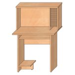 ТКС-501-1-812-1Л Компьютерный стол из элементов серии Тема