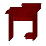 ТКС-501-1Л-870-Л Компьютерный стол из элементов серии Тема
