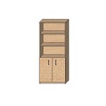 Симпл SR-5W-SBP Стеллаж высокий широкий полузакрытый Симпл SR-5W-SBP Стеллаж высокий широкий полузакрытый